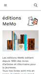 Mobile Screenshot of editions-memo.fr