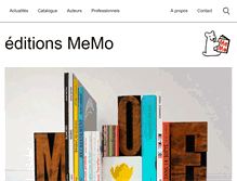 Tablet Screenshot of editions-memo.fr